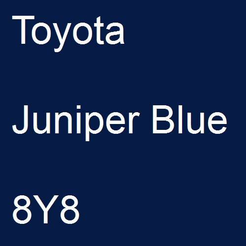 Toyota, Juniper Blue, 8Y8.